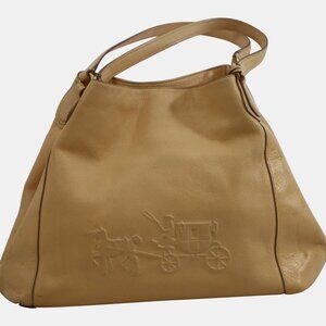 Coach Edie 31 Pebbled Leather Embossed Shoulder Bag – Nude / Blush